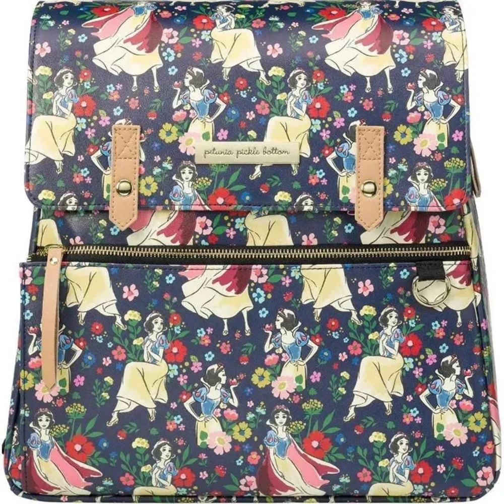 NWT. Meta Backpack Diaper Bag Snow White's Enchanted Forest & bottle warmer